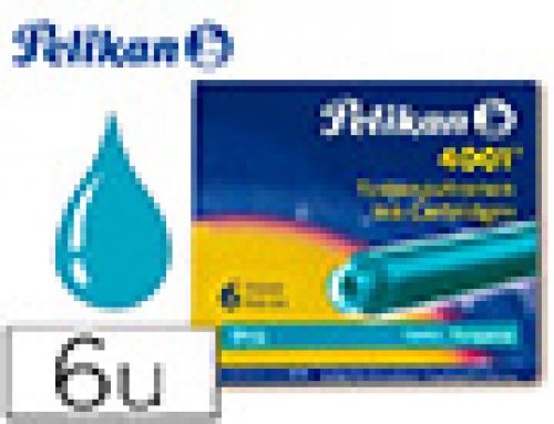 Cartucho pelikan tp6 turquesa , Pelikan , 90401 , 4012700301703